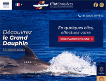 Tablet Screenshot of ctm-croisieres.com
